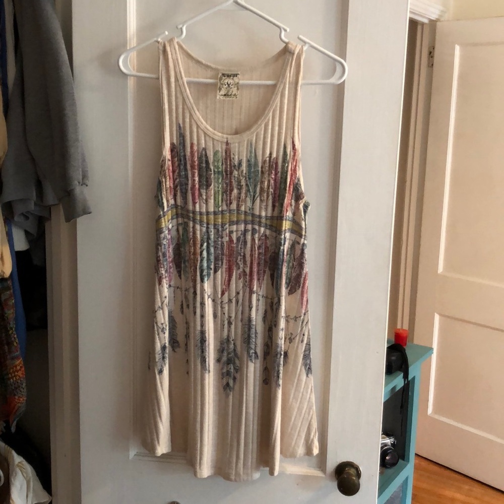 Vocal Feather Tank Top